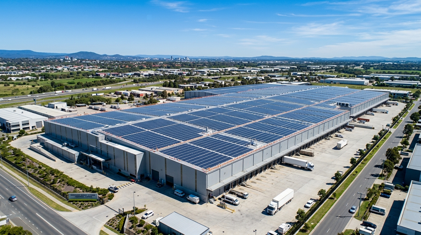 Instalación solar industrial para empresas
