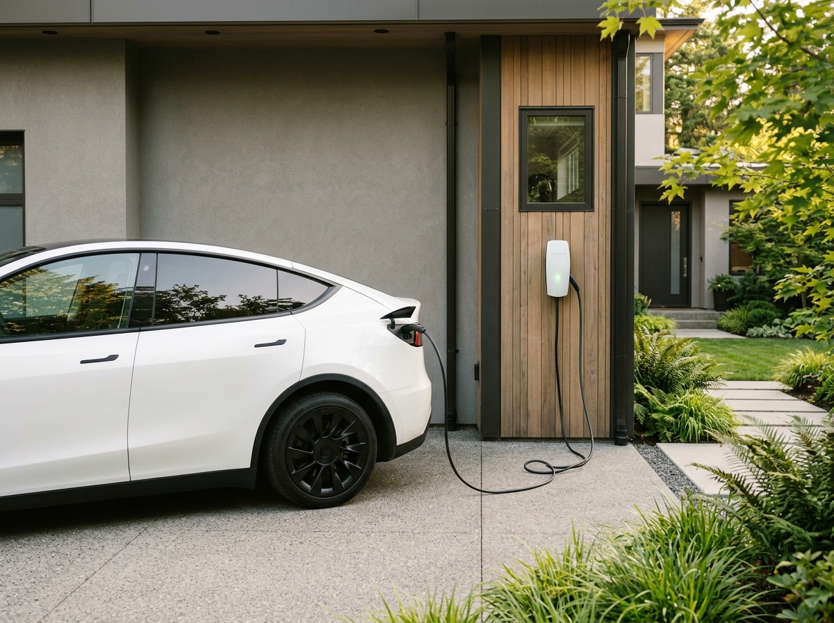 Punto de carga para vehículo eléctrico instalado por EFITEA